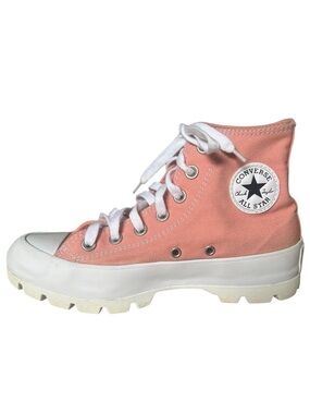 Converse Chuck Taylor All Star Lugged Platform High Top Shoes Pink Quartz Sz 6